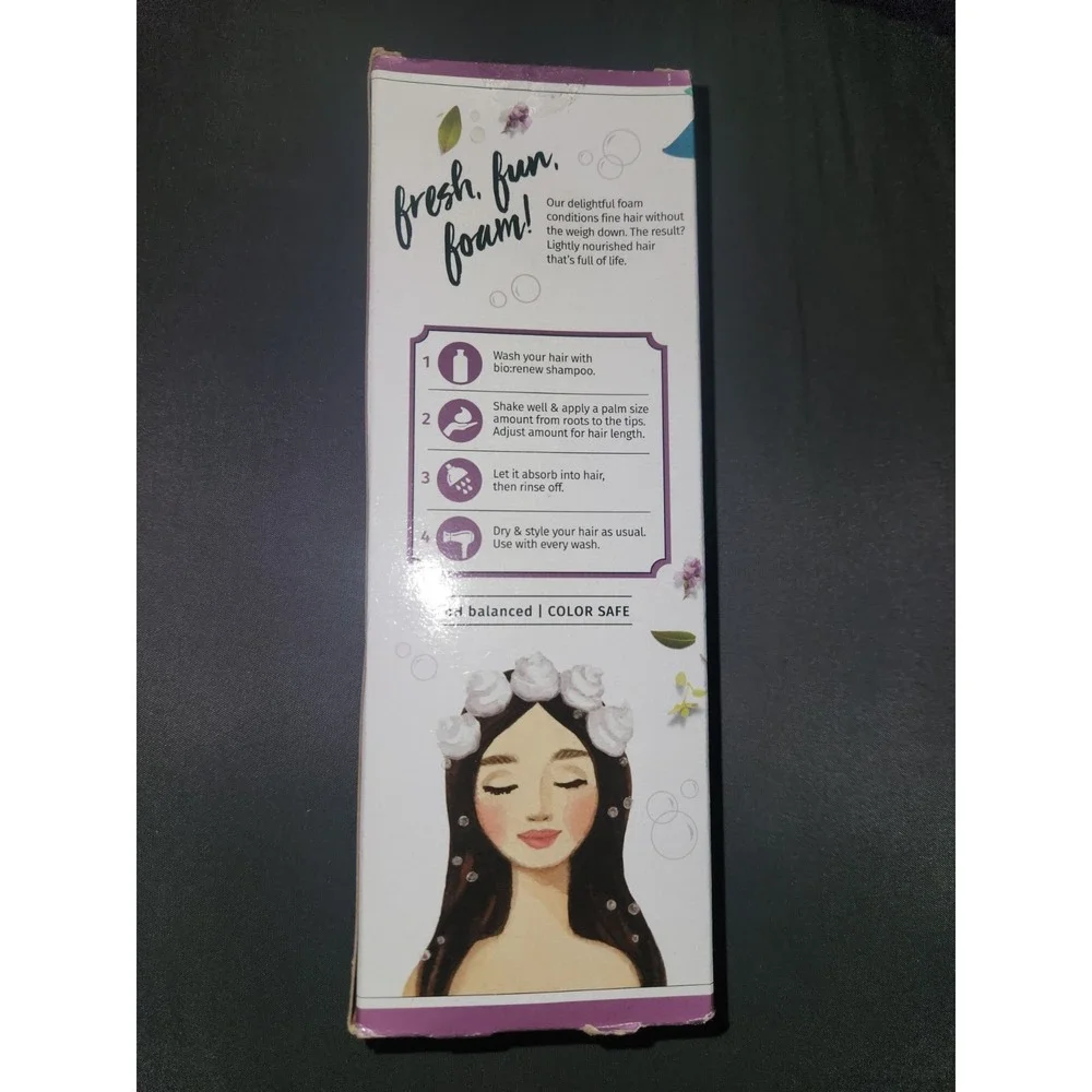 Herbal Essences Bio:Renew Moisture Rosemary‎ & Herbs Foam Conditioner - 6oz~NEW